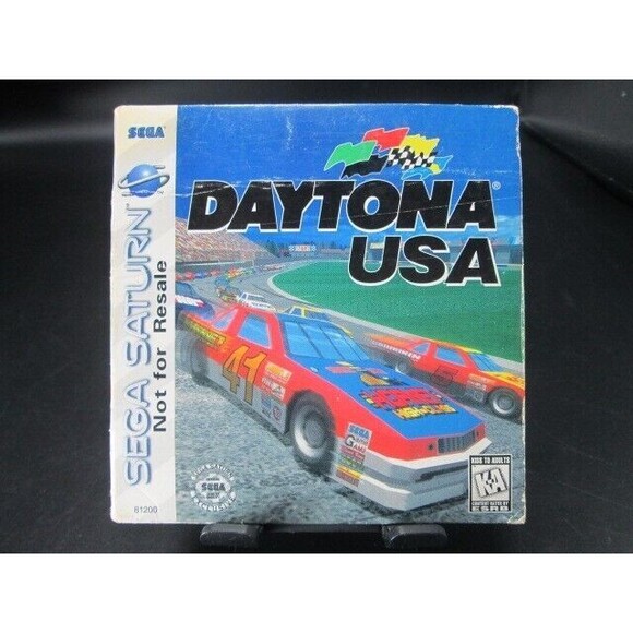 Daytona USA (Sega Saturn, 1995) CIB COMPLETE ** NOT FOR RESALE ** - Picture 1 of 5